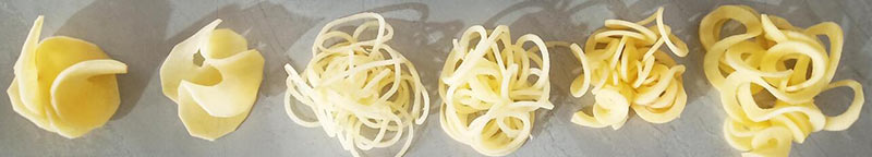 Trancheuse de tour de pommes de terre