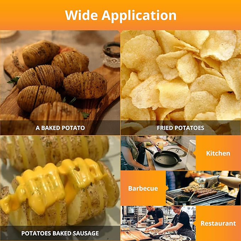 Trancheuse de tour de pommes de terre