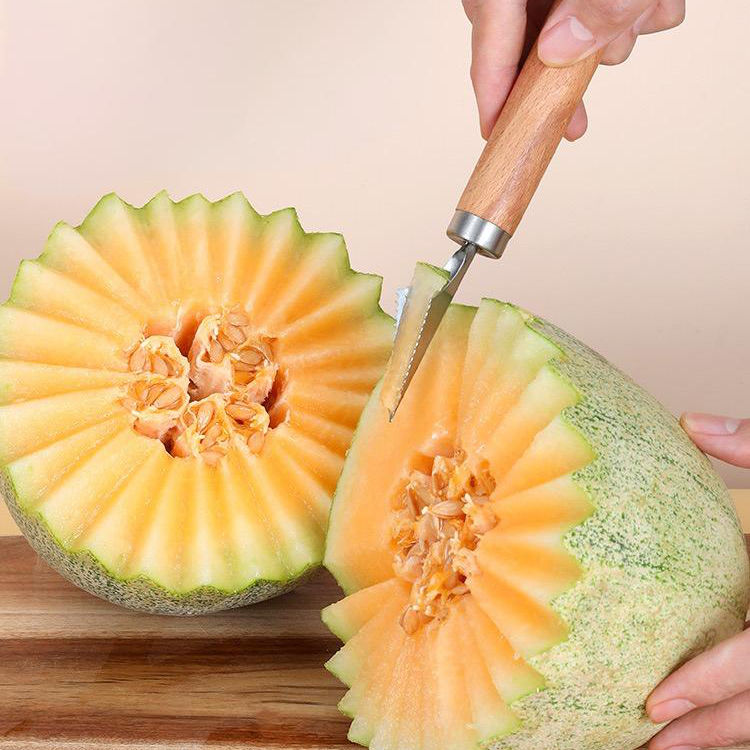 Ensemble coupe-melon et cuillère à melon XL-MC01